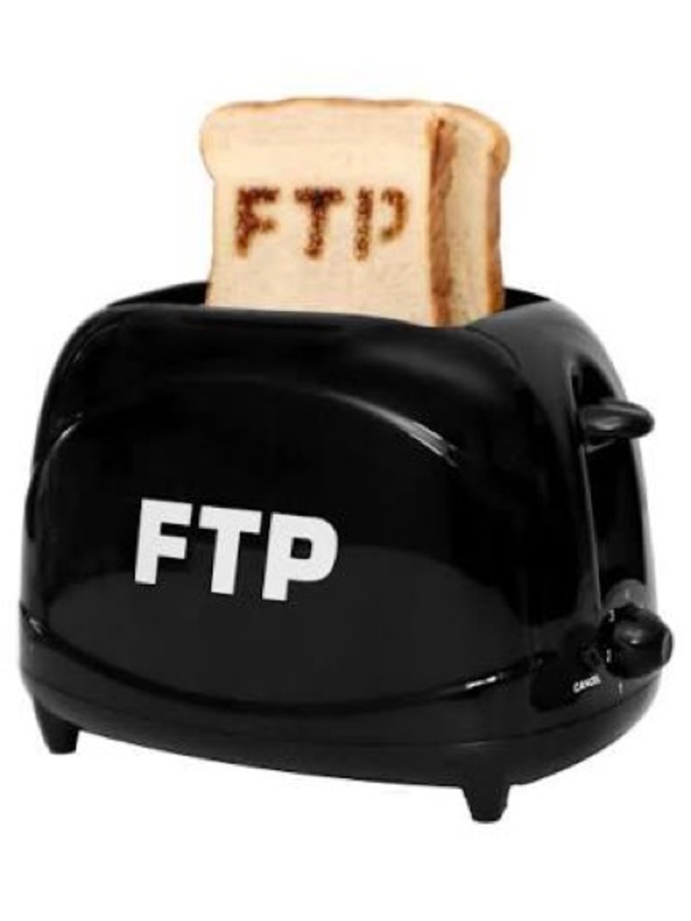 Toaster with FTP branding
